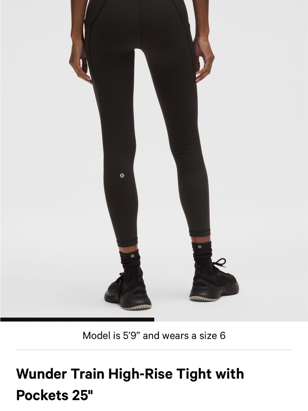 lululemon Wunder Train High-Rise Tights in Black